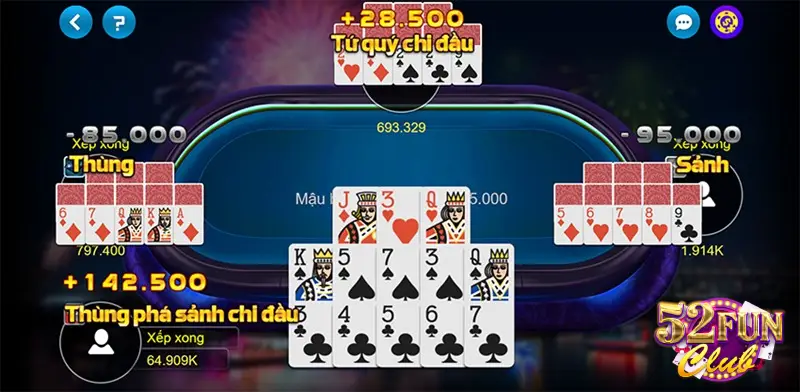 Mậu binh 52fun là sân chơi thu hút đông đảo sự quan tâm